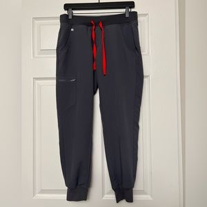 FIGS Charcoal Zamora Petite Scrub Pant